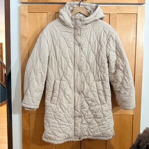 Pull&Bear Quilted Tan Jacket